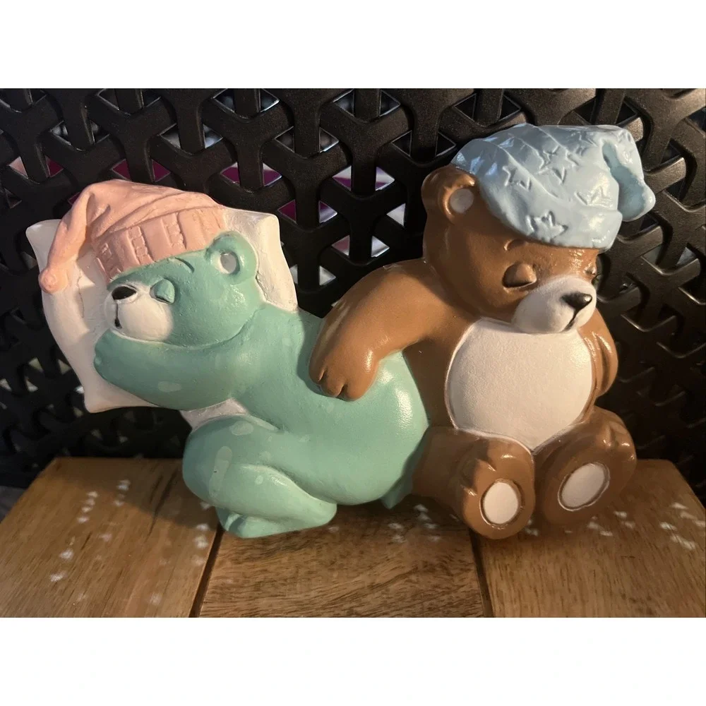 Burwood Pastel Bears Vintage Wall Plaques | 8